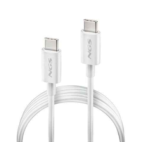 Cable Usb-c A Usb-c 1m Zyro 60w-1 White Usb 2.0 60w 1m Blanco