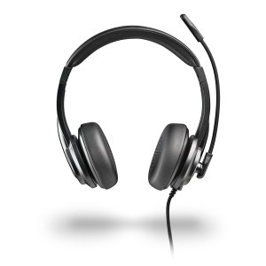 Headset Usb-c Ngs Vox605 Usb-c Control De Volumen 2m Microfono Regulable Adaptador Usb-a Negro 2