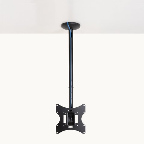 Soporte De Techo Tooq Lpce2301tsli-b Pantalla 23-42" Max. 30kg Vesa Max. 200x200 Giro 180º Negrodistancia Techo 608-858 Mm
