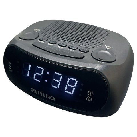 Radio Despertador Aiwa Cr-09j Am/fm Doble...