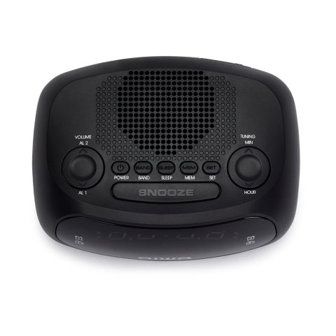 Radio Despertador Aiwa Cr-09j Am/fm Doble...