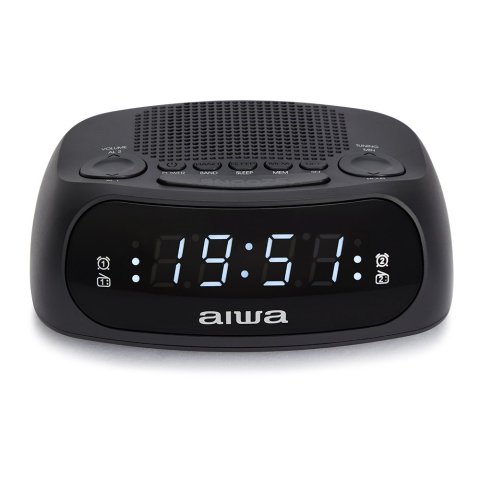 Radio Despertador Aiwa Cr-09j Am/fm Doble...