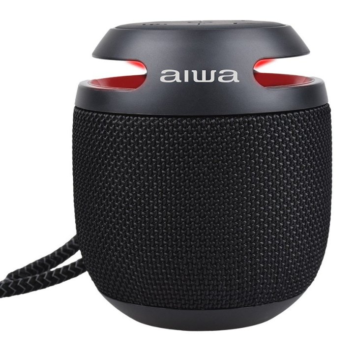 Altavoz Bluetooth Portable Aiwa Aiwa Bst-100bk 5w Rms Rgb Microfono Ip66 Bateria 8h Negro
