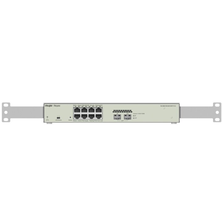 Switch Gestionable L2 Ruijie Rg-nbs3100-8gt2sfp-p-v2 8xrj45 Gb 2xsfp Ge 8xpoe 125w Gestion Nube