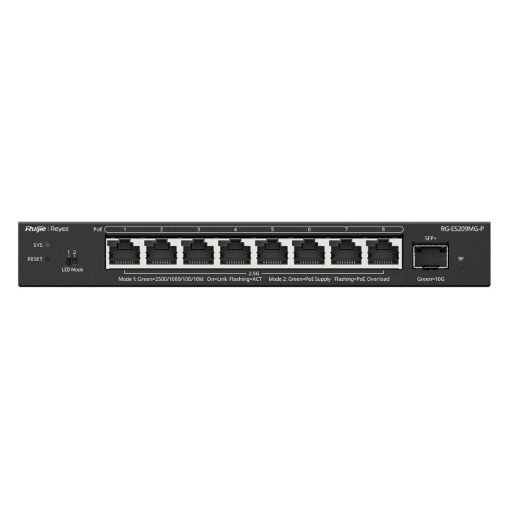 Switch Gestionable L2 Ruijie Rg-es209mg-p 9p...