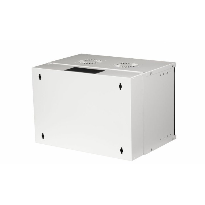 Armario Mural 19" Equip Eco Mount 7u Ewm-07-5440-g 540x400x330 Color Gris  Puerta Cristal Templado
