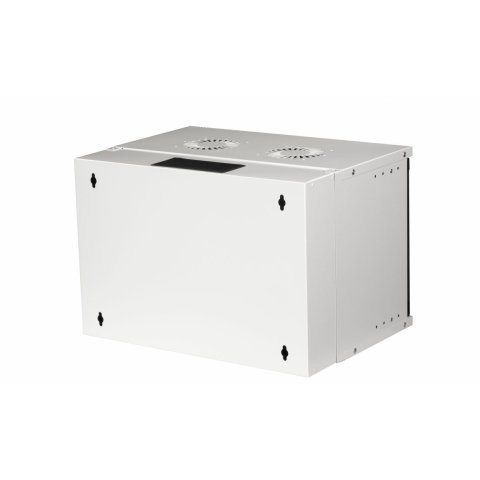 Armario Mural 19" Equip Eco Mount 7u Ewm-07-5440-g 540x400x330 Color Gris  Puerta Cristal Templado
