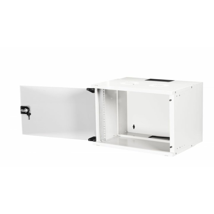 Armario Mural 19" Equip Eco Mount 7u Ewm-07-5440-g 540x400x330 Color Gris  Puerta Cristal Templado