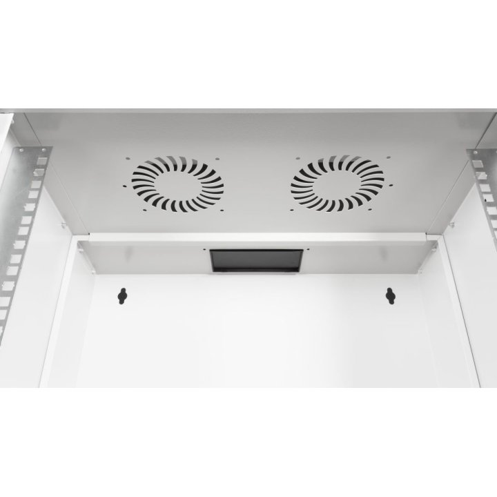 Armario Mural 19" Equip Eco Mount 7u Ewm-07-5440-g 540x400x330 Color Gris  Puerta Cristal Templado
