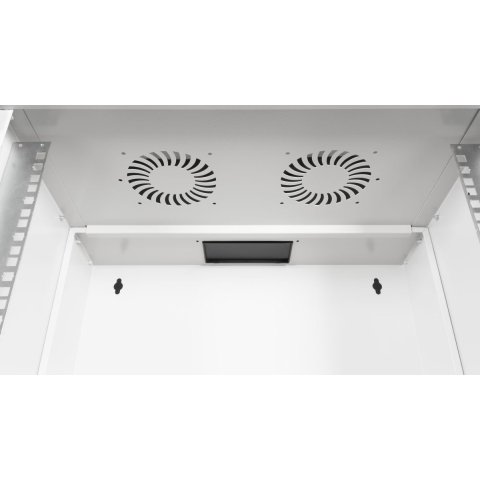 Armario Mural 19" Equip Eco Mount 7u Ewm-07-5440-g 540x400x330 Color Gris  Puerta Cristal Templado