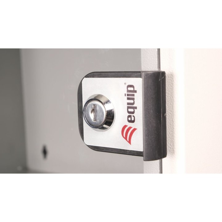 Armario Mural 19" Equip Eco Mount 7u Ewm-07-5440-g 540x400x330 Color Gris  Puerta Cristal Templado