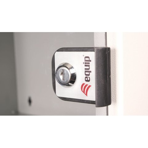 Armario Mural 19" Equip Eco Mount 7u Ewm-07-5440-g 540x400x330 Color Gris  Puerta Cristal Templado