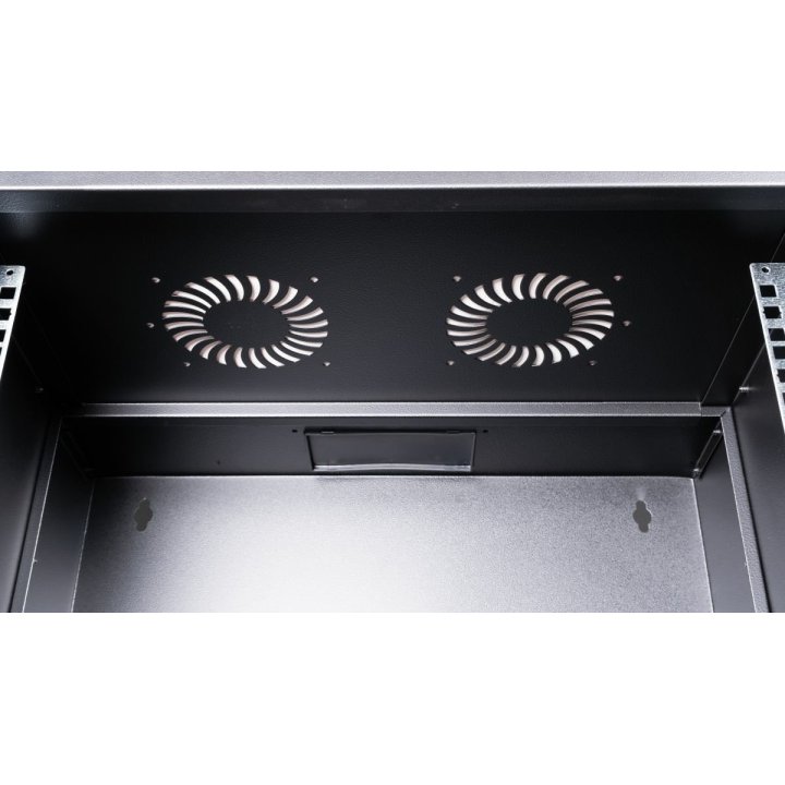 Armario Mural 19" Equip Eco Mount 9u Ewm-09-5440-b 540x400x463 Color Negro Puerta Cristal Templado