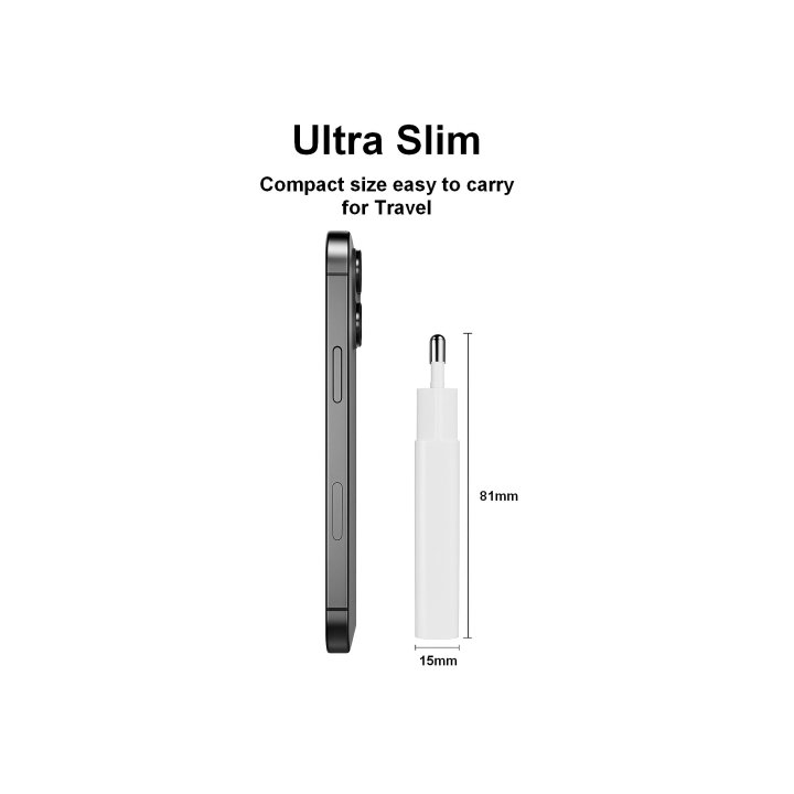 Cargador Usb Equip 245521 Gan 20w 1xusb-c Pd Slim Color Blanco 