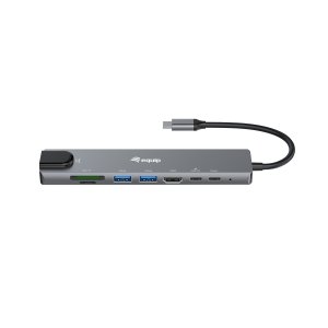 Docking Usb-c Equip 133497 A 1xhdmi 4k 2xusb-a 3.2 5gbps 1xtf 1xmicrosd 1xusb-c Pd 100w 1xrj45 2
