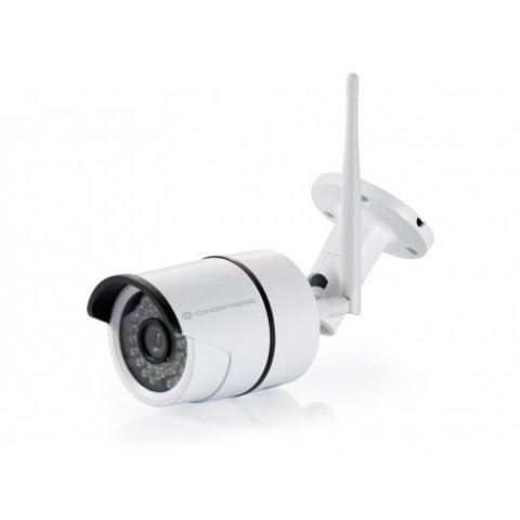 Camara Ip Conceptronic Jareth03w 1080p Instalacion Por Codigo Qr Led Exterior   Interior Wifi Cloud