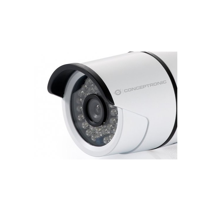 Camara Ip Conceptronic Jareth03w 1080p Instalacion Por Codigo Qr Led Exterior   Interior Wifi Cloud