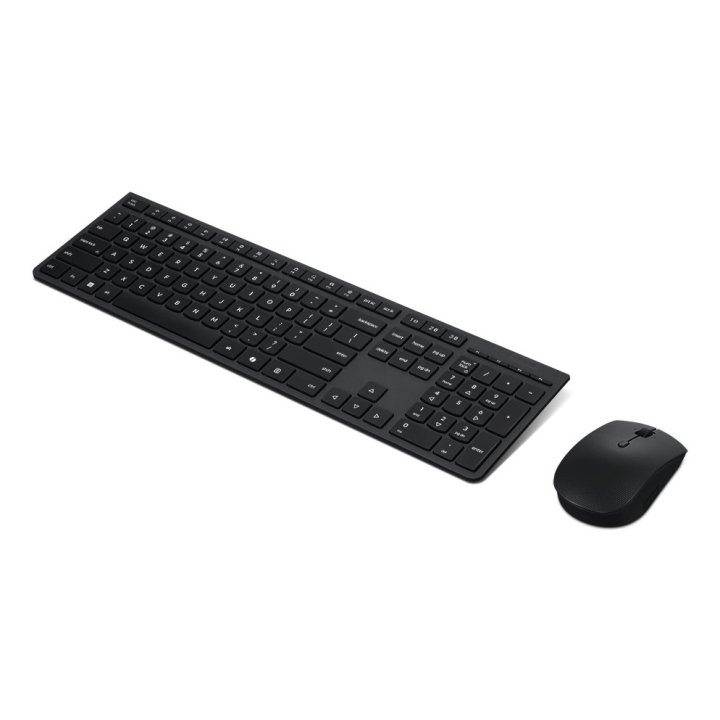 Teclado Y Mouse Lenovo Wireless Profesional  2,4ghz Bluetooth 3dispositivos Tecla Copilot Recargable