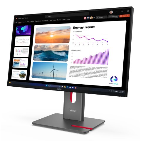 Monitor 24" Hdmi Displayport Lenovo P24q-40 Regulable En Altura, Pivotante
2560x1440 Hub Usb