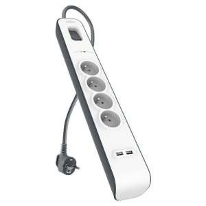 Regleta Alimentacion Belkin Bsv401vf2m-v2 4 Tomas 2xusb...