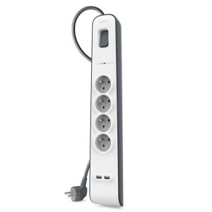 Regleta Alimentacion Belkin Bsv401vf2m-v2 4 Tomas 2xusb... 2