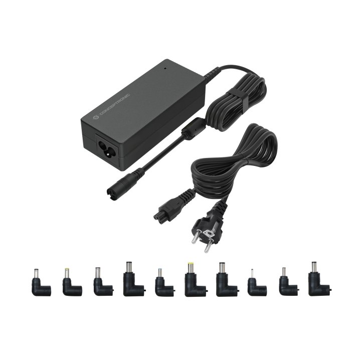 Cargador Universal De Portatil Conceptronic Ozul08b10 90w Automatico 15v A 20v 10tips 6.0a