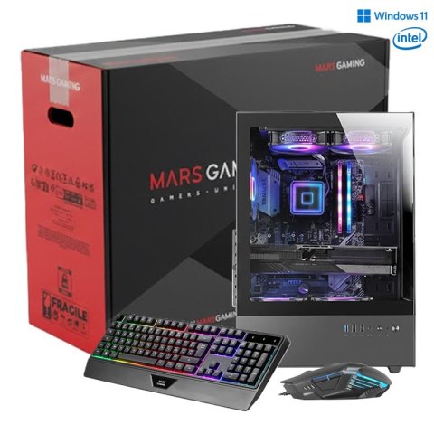 Ordenador Mars Gaming One Mg-i200 W11h H610m Intel I5-12400 16gb Ddr4 1tb M.2 Rtx 3050 6gb Usb Wifi Mcxo F.a 650w 80+ Tec. + 
