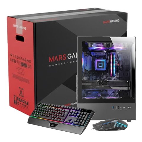 Ordenador Mars Gaming One Mg-a200 A520m Ryzen 5 5600 16gb Ddr4 1tb M.2 Gtx 1050 4gb Usb Wifi+bt Mcxo F.a 550w 80+ Tec. + Mous