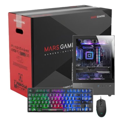 Ordenador Mars Gaming One Mg-a100 A520m Ryzen 5 Pro 5655 16gb Ddr4 1tb M.2 Usb Wifi Mcxo Argb F.a 550w 80+ Tec. + Mouse