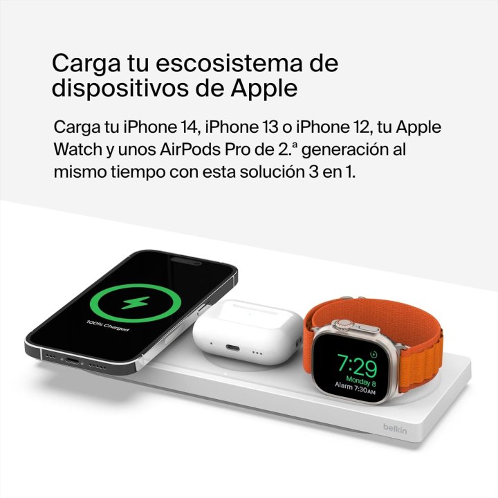 Base De Carga Inalambrica Belkin Wiz016vfwh...
