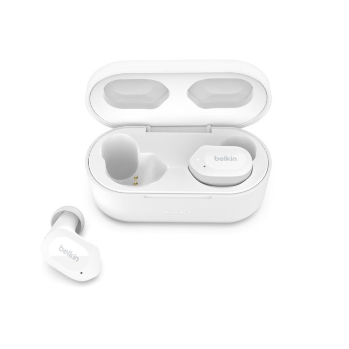 Auricular Intrauditivo Bluetooth Belkin Auc005btwh True Wireless Soundform Play Blanco