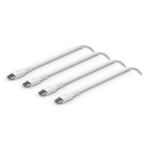 Cable Trenzado Belkin Cab004bt1mwh2pk Boost Charge Usb-c A Usb-c 1m Pack 2 Color Blanco 2
