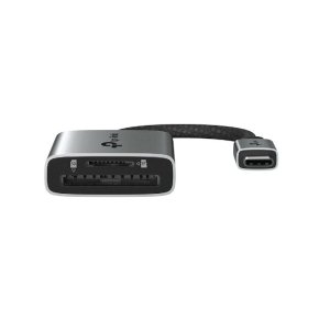 Card Reader Externo Usb-c Tplink Ua440c 1xsd 1xmicrosd 4.0 Carcasa De Aluminio 2
