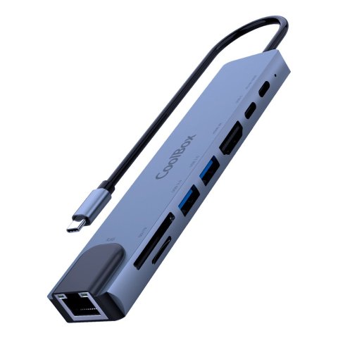 Docking Usb-c Coolbox Minidock C81 A 1xhdmi 4k 30hz  2xusb-c Pd 100w 2xusb-a 1xsd 1xmicrosd 1xrj45