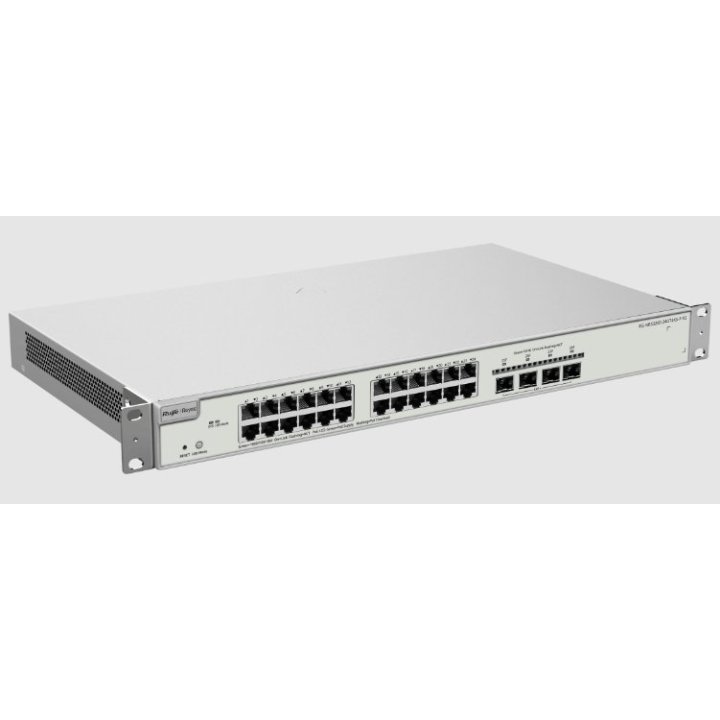 Switch Gestionable L2+ Ruijie Rg-nbs3200-24gt4xs-p-v2 24xrj45 Gb 4xsfp 10ge 24xpoe 370w Gestion Nube