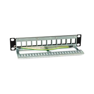 Patch Panel Vacio Cat.6 Apantallado 10" 12 Puertos Keystone 1u Ral9005 2