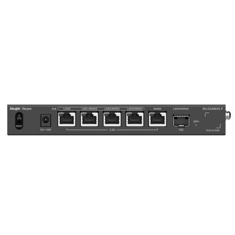 Router Vpn Ruijie Rg-eg406xs-p 5p 5x2.5gb (4...