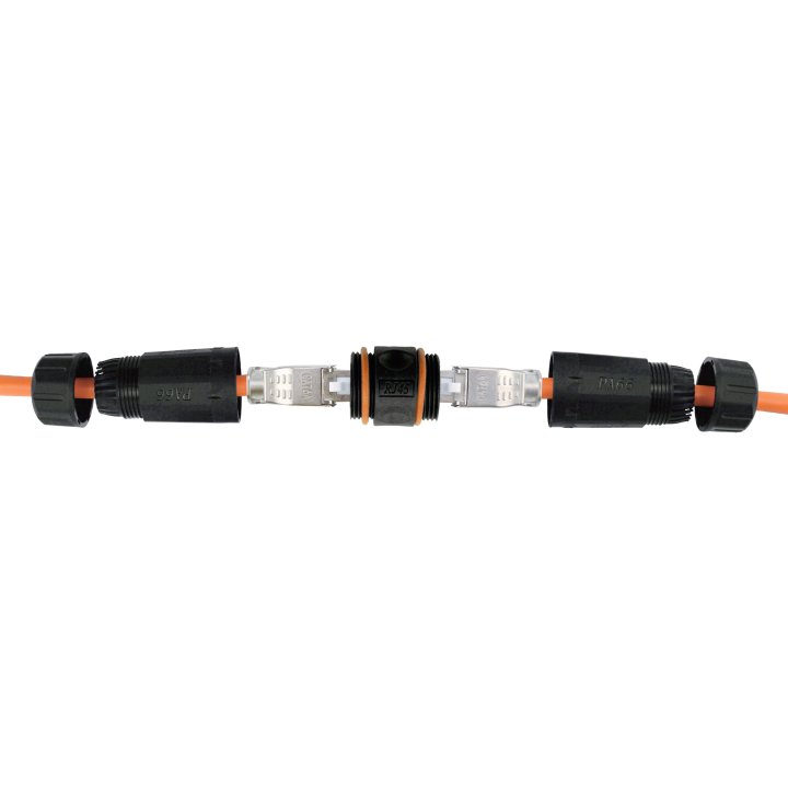 Adaptador Rj45 Cat.6 Hembra Hembra Exteriores Ip68 221162