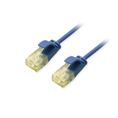 Latiguillo Slimflex U utp Categoria 6a Libre Halogenos 1.5m Color Azul Equip 626304
