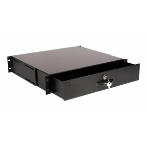 Cajon Para Rack 19" Equip Ezd-2-b 2u Color Negro
 2