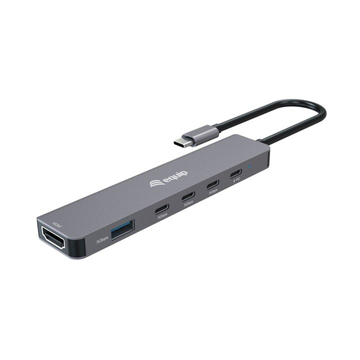 Docking Usb-c 6-en-1 Equip 133500 A 1xhdmi 4k 4xusb-c 1xusb-a 1xusb-c Pd 100w