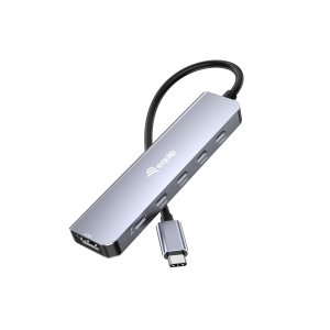 Docking Usb-c 6-en-1 Equip 133499 A 1xhdmi 4k 4xusb-c 10gbps  1xusb-c Pd 100w