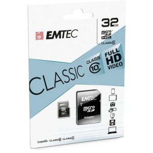 Memoria Sd Micro 32gb Emtec 20mb s Sd + Adapter Class 10 Ecmsdm32ghc10cge158505 2