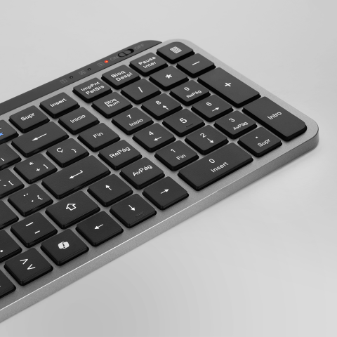 Teclado Mars Gaming Mksilenkeyses Wireless Bt +...