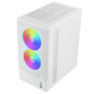 Caja Microatx Mars Gaming Mconyxw Blanca Lateral Cristal... 2
