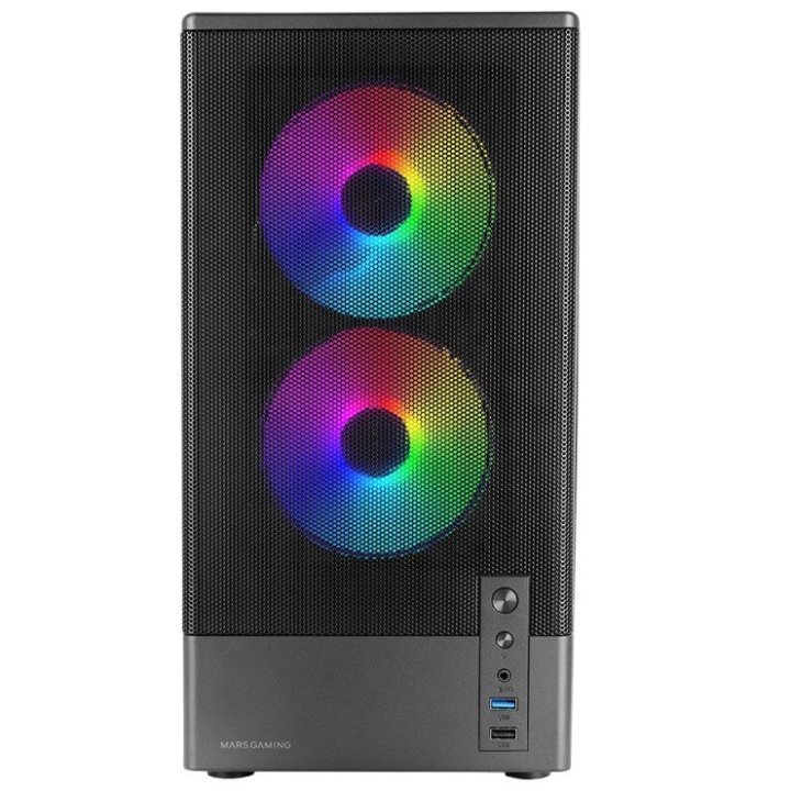 (km0) Caja Microatx Mars Gaming Mconyx Negra...