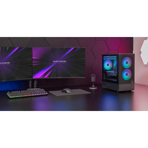 (km0) Caja Microatx Mars Gaming Mconyx Negra...