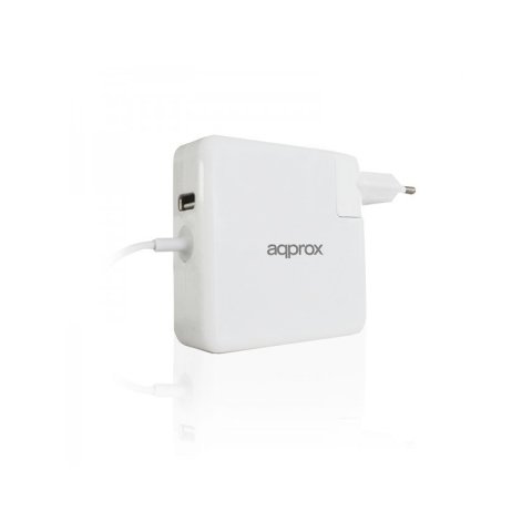 Cargador De Pared Especifico Para Apple Approx 45 60 85w Type L Conexion Adicional Usb 5v 2.1a