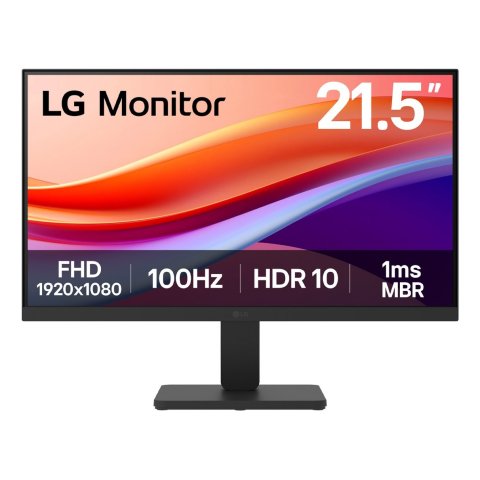 Monitor 22" Hdmi Vga Lg 22u401a-b Fhd 100hz 5ms Color Negro