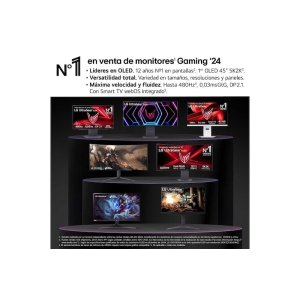 Monitor Gaming 27" Hdmi Displayport Lg Ultragear 27g610a-b Ips Qhd 200hz 1ms Pivotante Y Regulable 2